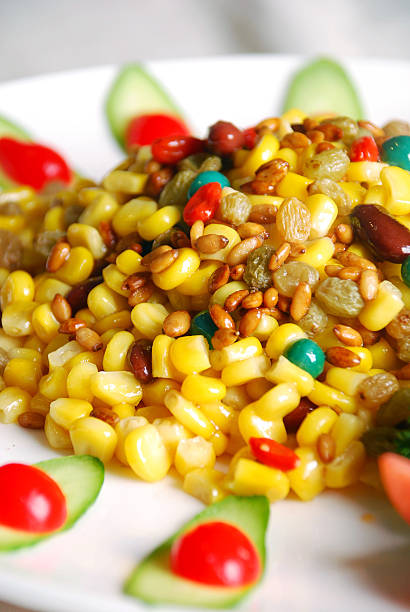 istock china delicious food-- corn and pine nuts 103994165