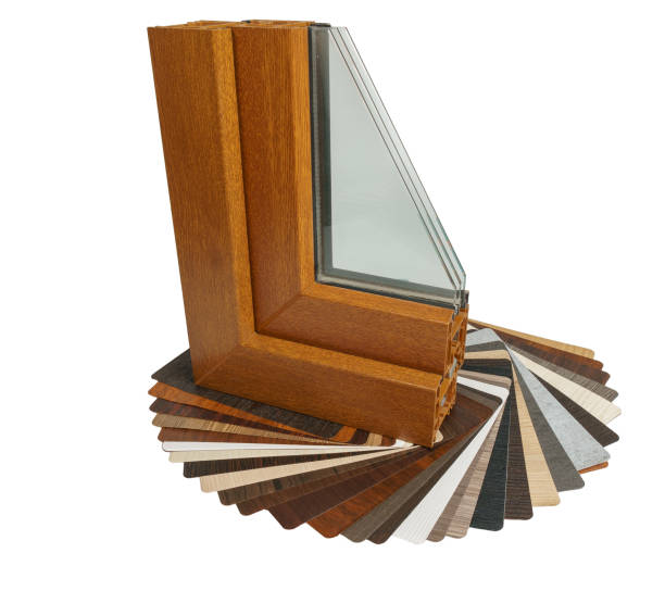 istock Pvc profile windows with triple glazing 1039943058