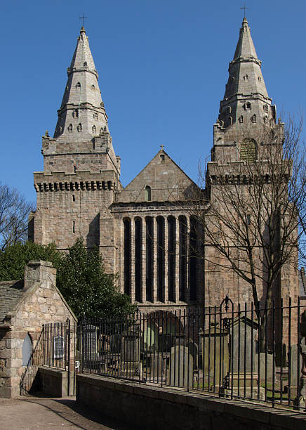 セントマーカー大聖堂、アバディーン - st machars cathedral ストックフォトと画像