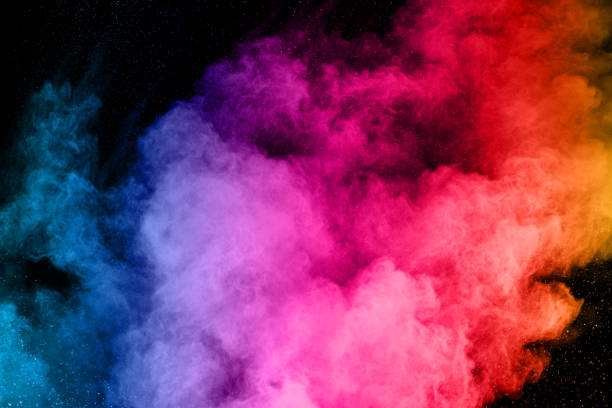 istock abstract colored dust explosion on a black background.abstract powder splatted background,Freeze motion of color powder exploding/throwing color powder, multicolored glitter texture. 1039950850