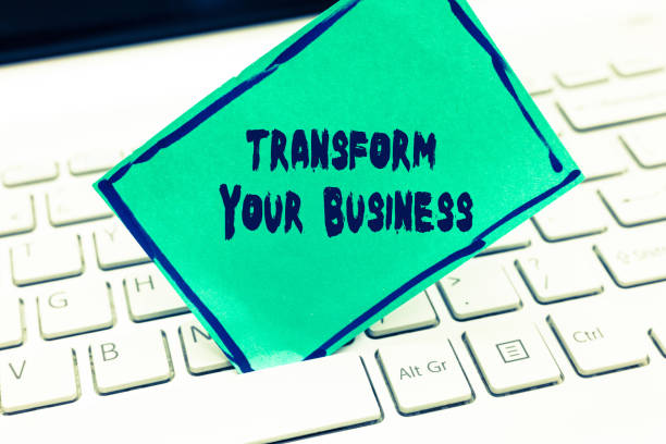istock Word writing text Transform Your Business. Business concept for Modify energy on innovation and sustainable growth 1039956530