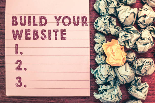 istock Word writing text Build Your Website. Business concept for Setting up an ecommerce system to market a business 1039956584
