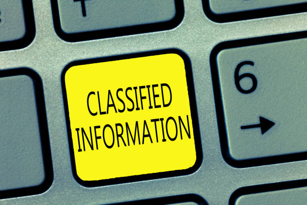 istock Handwriting text writing Classified Information. Concept meaning Sensitive Data Top Secret Unauthorized Disclosure 1039957198
