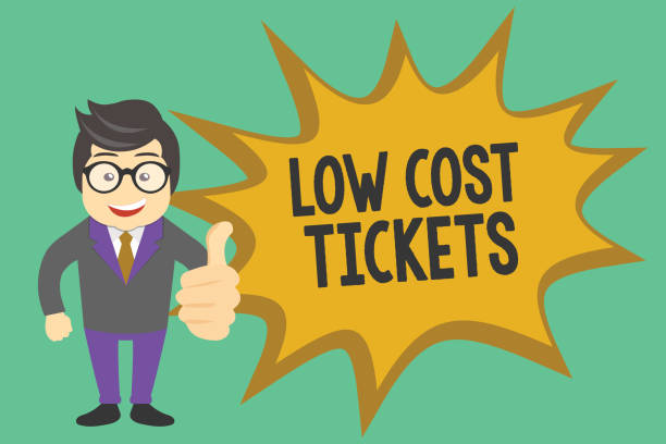 istock Conceptual hand writing showing Low Cost Tickets. Business photo showcasing small paper bought to provide access to service or show 1039975512