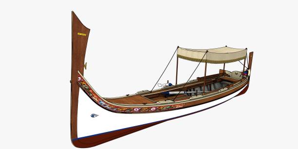 istock Dghajsa, typical rowing boat of Malta-lightly outlined 1039976976