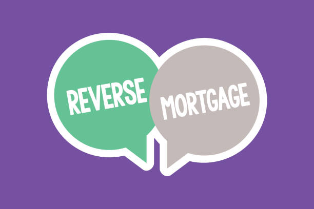 istock Text sign showing Reverse Mortgage. Conceptual photo loan for seniors age above sixties and older to be returned 1039978280