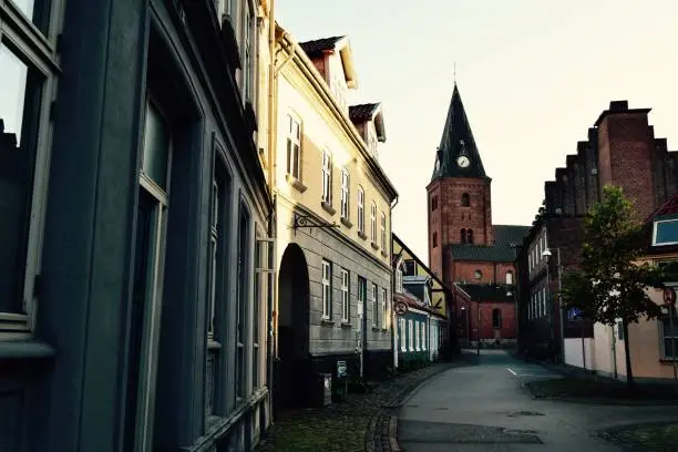 Old looking part of Aalborg