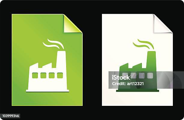 Ilustración de Planta De Energía Verde Ambiente Elementos De Diseño y más Vectores Libres de Derechos de Central eléctrica a carbón