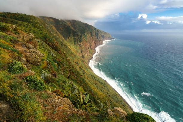 istock View of the landscape from Ponta do Pargo lighthouse 1040008904