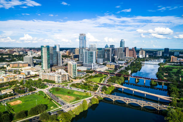 istock Austin Texas Mirrored Reflection Perfect Skyline Cityscape Afternoon Sunshine 2018 1040011124