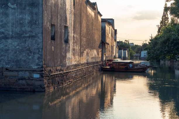 Shot in Suzhou China,the ancient city river