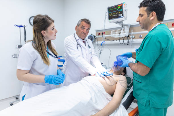 istock Doctors in emergency room working on unconscious patient 1040075902