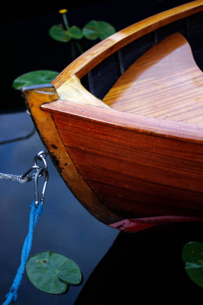 istock Wooden rowboat bow 1040079068