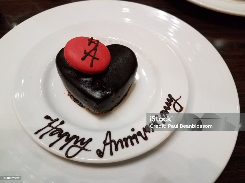 Happy Anniversary Stock Photo - Download Image Now - Dessert ...