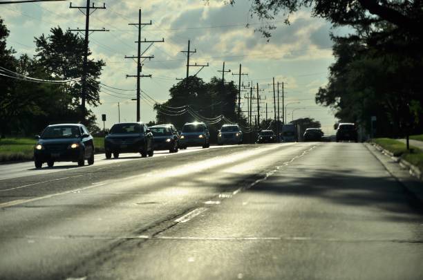istock Traffic on the street. 1040119816