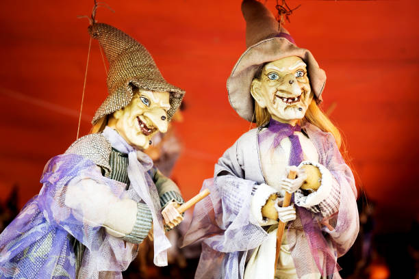 istock Old Witch doll decoration for Halloween 1040123022