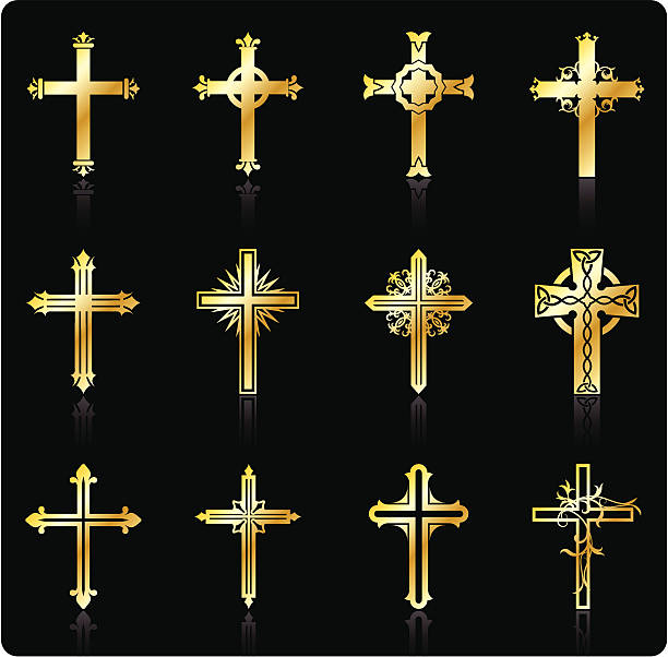 Cross Collection vector art illustration