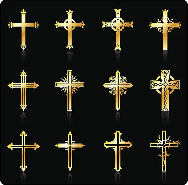 Vector illustration of Cross Collection