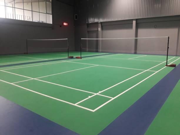 istock line on green badminton court 1040174714