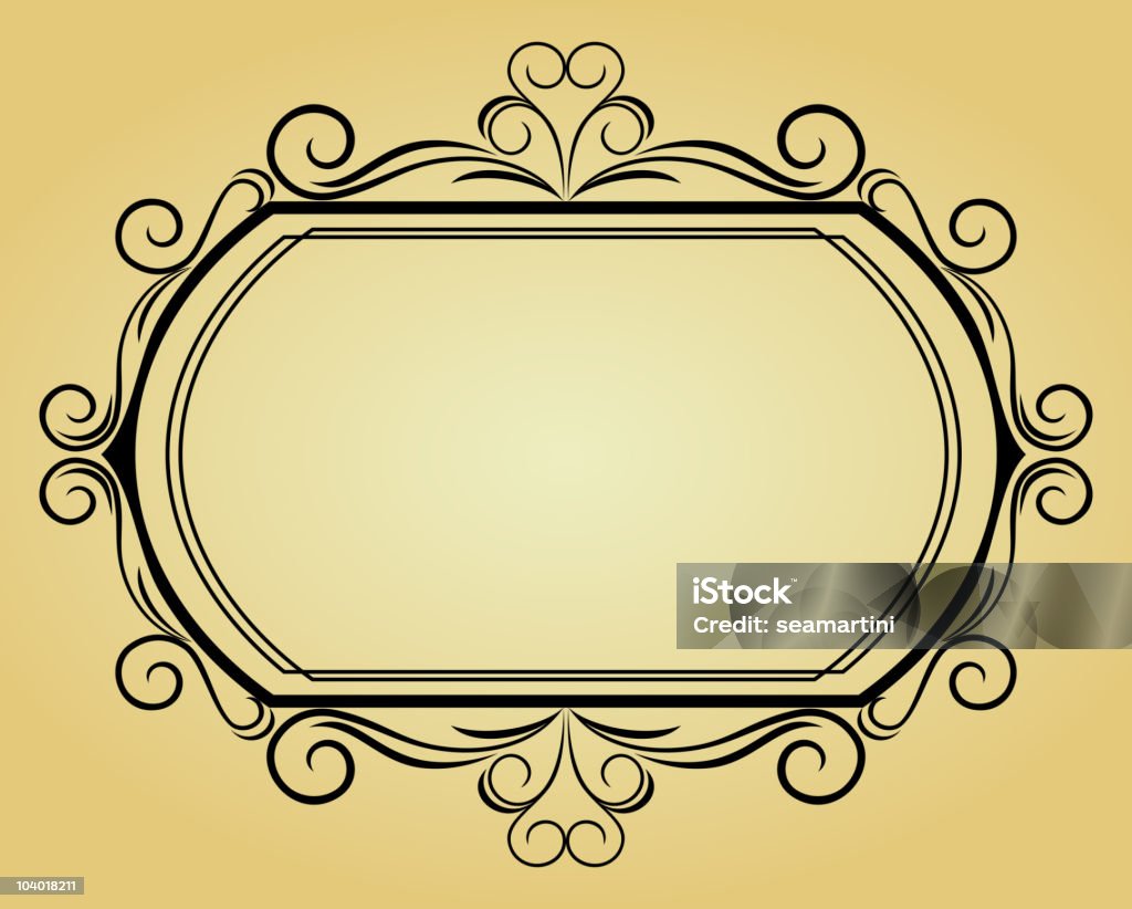 Vintage frame - arte vettoriale royalty-free di Antico - Condizione