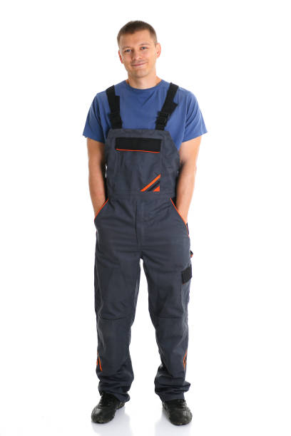 istock Portrait of a man in uniform worker in 1040190438