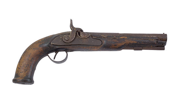istock Black powder pistol 104019051