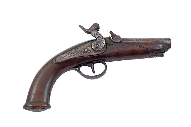 istock Black powder pistol 104019102