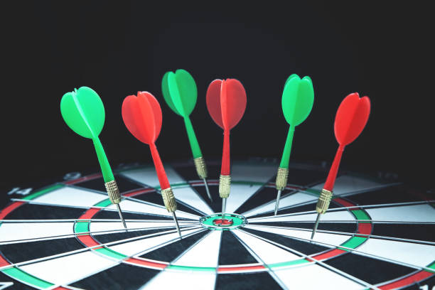 istock Target dart with arrows. Success concept 1040209984