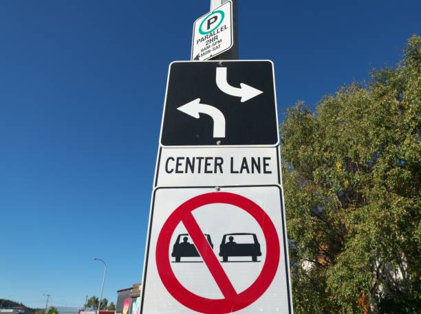 istock Center Lane sign 1040217056