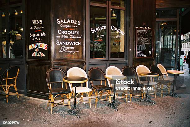 Small Street Cafe In Paris Stock Photo - Download Image Now - Cafe, Paris - France, France