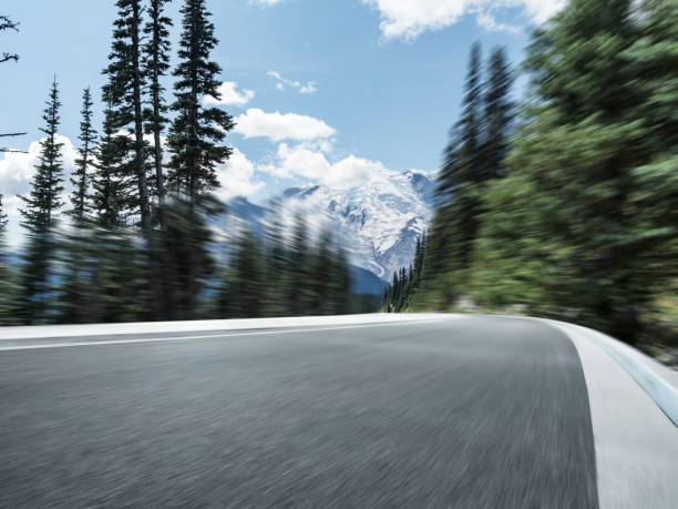 istock mountain road towards Mt.Rainier 1040222944