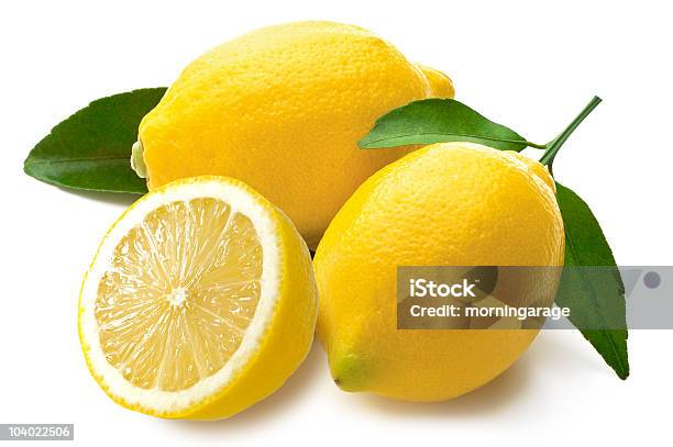 Лимонный — стоковые фотографии и другие картинки Без людей - Без людей, Белый фон, Горизонтальный