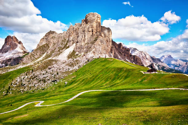 istock Passo Giau, popular travel destination in Dolomites 1040225954