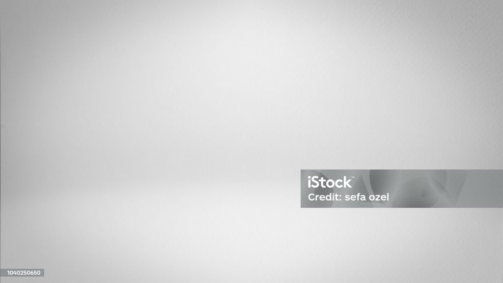 Weißes Studio-Hintergrund - Lizenzfrei Grauer Hintergrund Stock-Foto