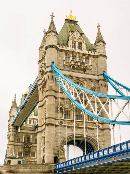 istock Tower Bridge, iconic victorian bridge through the Thames River 1040261938