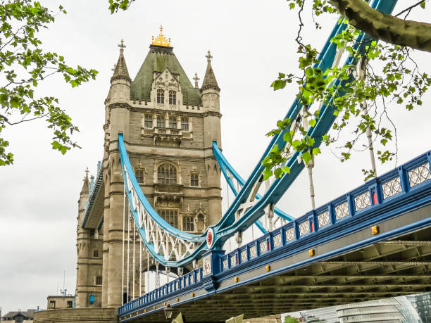 istock Tower Bridge, iconic victorian bridge through the Thames River 1040261954