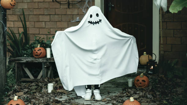 istock Ghost costume for Halloween party 1040266494