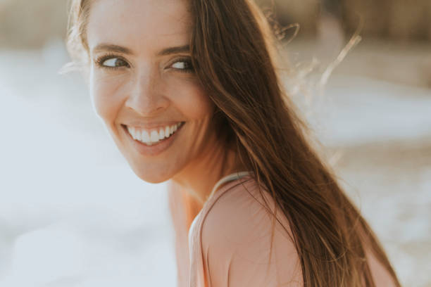 istock Close up of a woman's smile 1040273802