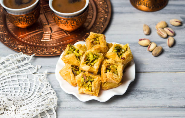 istock Arabic desserts and Turkish coffee 1040282888