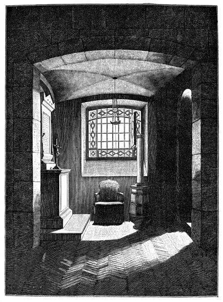 istock Prison of the queen Marie Antoinette in the Conciergerie 1040290416