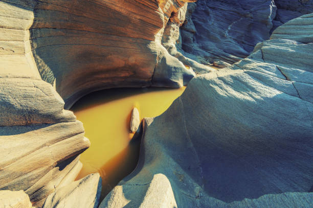 Rock formations in a canyon called Tasyaran in Usak, Turkey.