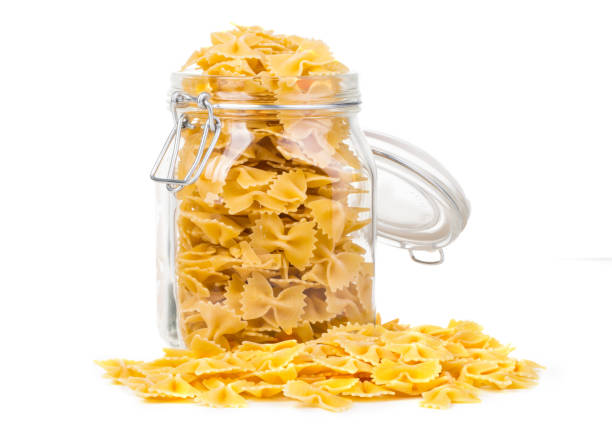 istock uncooked pasta  in glass 1040299878