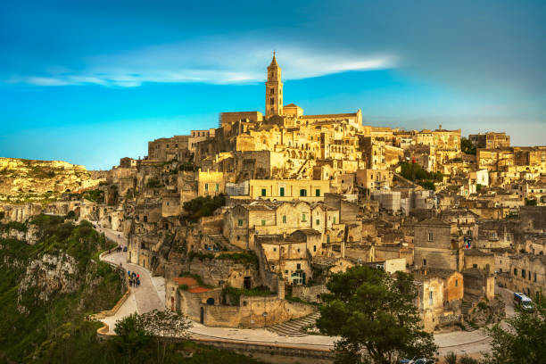 istock Matera ancient town i Sassi, Unesco site landmark. Basilicata, Italy. 1040305008