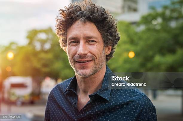 Mature Handsome Business Man Stock Photo - Download Image Now - Men, Portrait, People