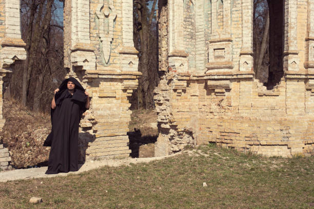 istock A lonely monk in ruins 1040309386