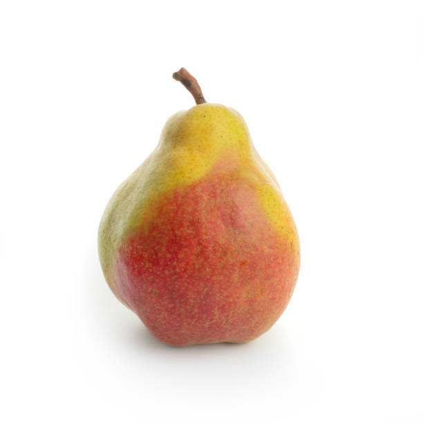 istock yellow ripe pear on white background 1040319440
