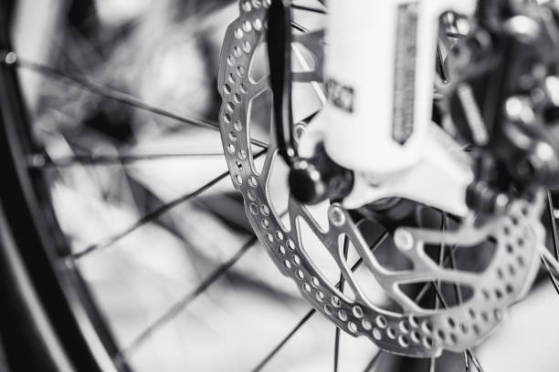 istock Mountain Bike disc brake close up 1040330422