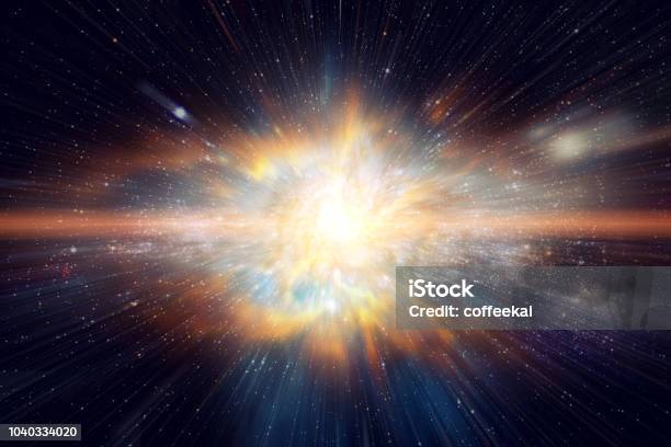Space And Galaxy Light Speed Travel Elements Of This Image Furnished By Nasa Stock Photo - Download Image Now