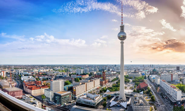 berlin - alexanderplatz imagens e fotografias de stock