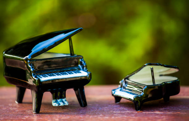 istock black Piano autumn garden 1040341492